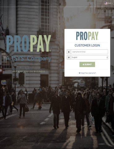 ProPay's Global Disbursement Website